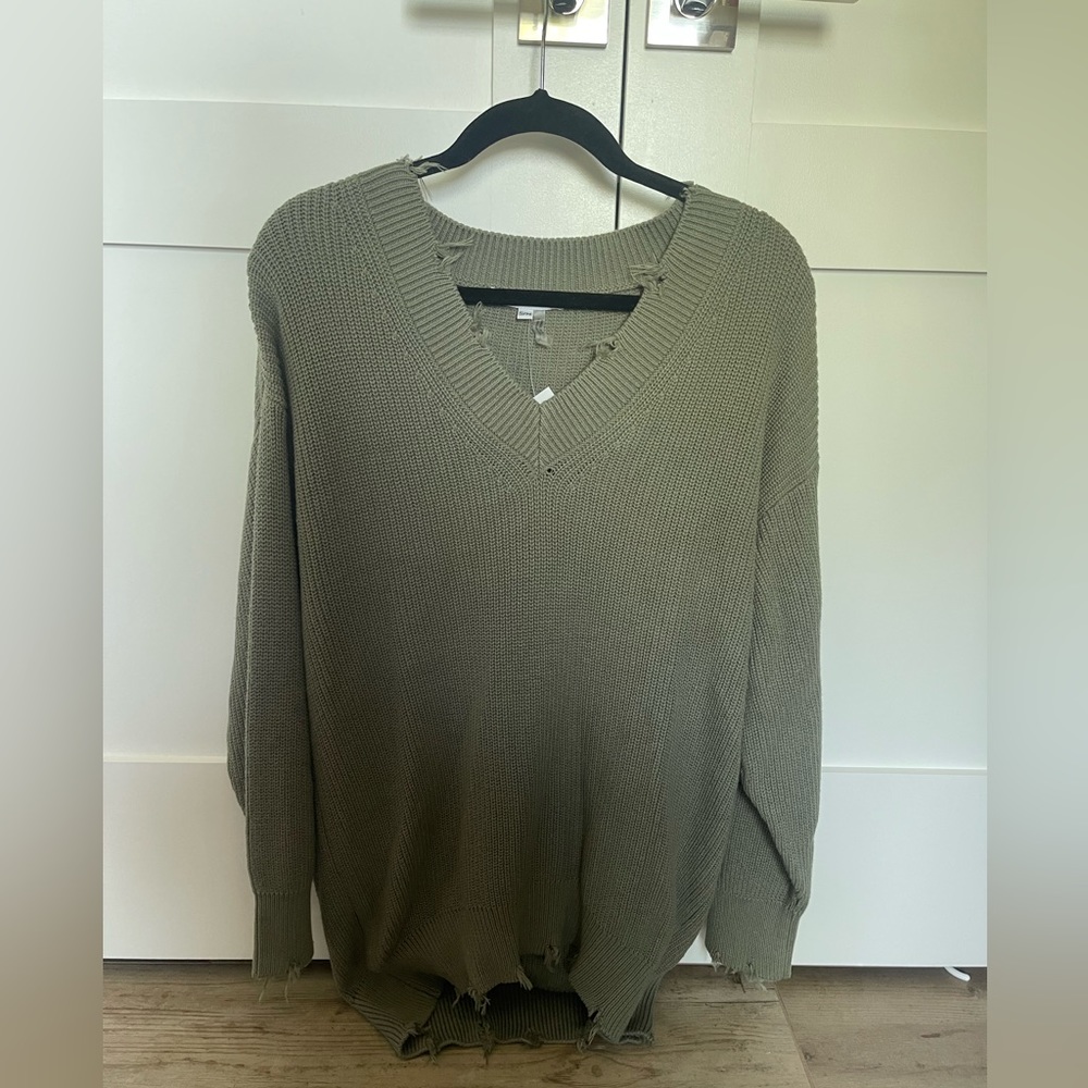Distressed Sweater